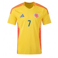 Kolumbia Luis Diaz #7 Domáci futbalový dres Copa America 2024 Krátky Rukáv